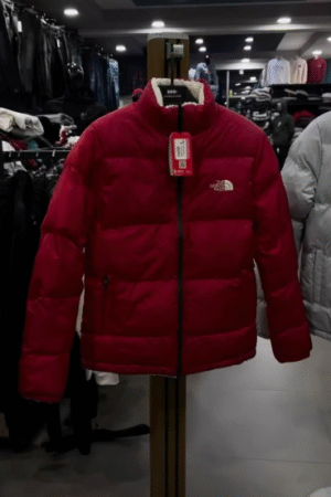 Red Puffer Winter Jacket – Premium Warmth & Comfort