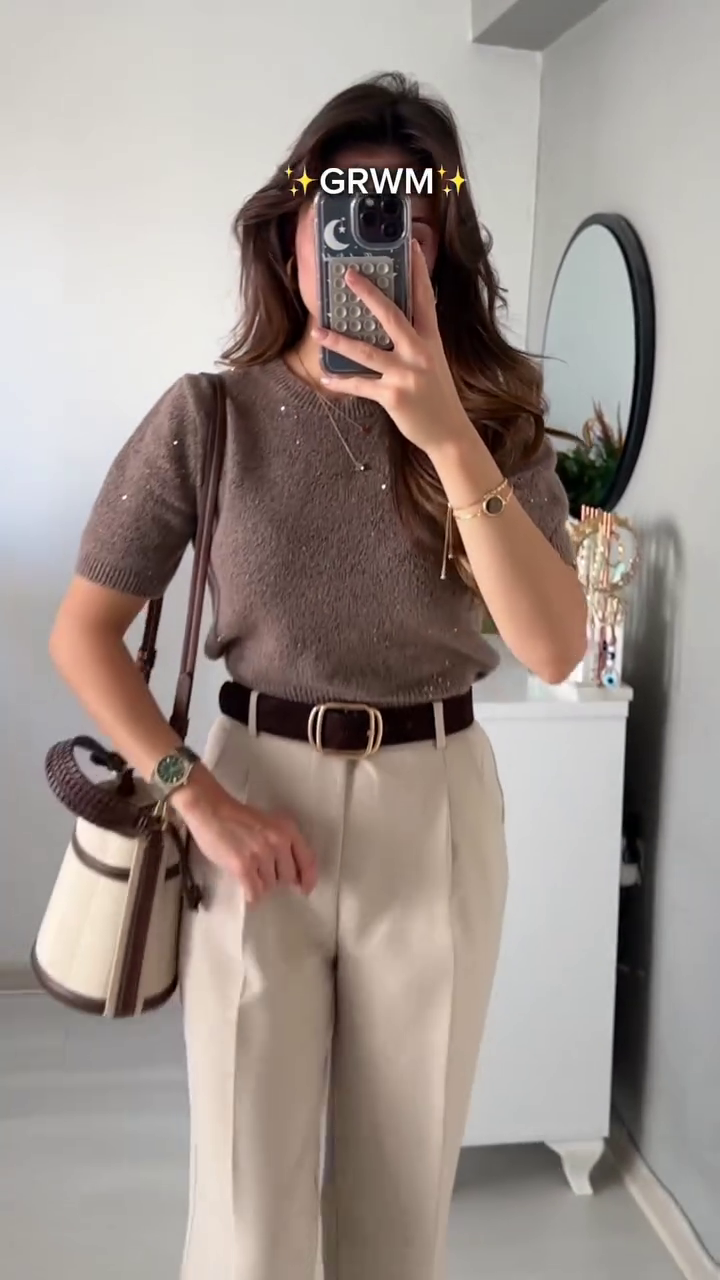 Slim Fit Solid Cut Out Knitted O-Neck Thin Pullover Wool Sweater