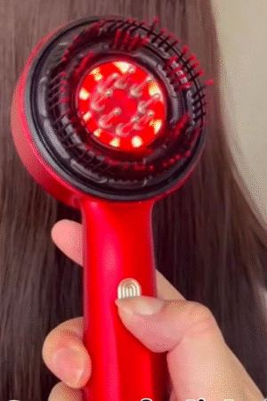 Red LED Ionic Hair Growth Brush