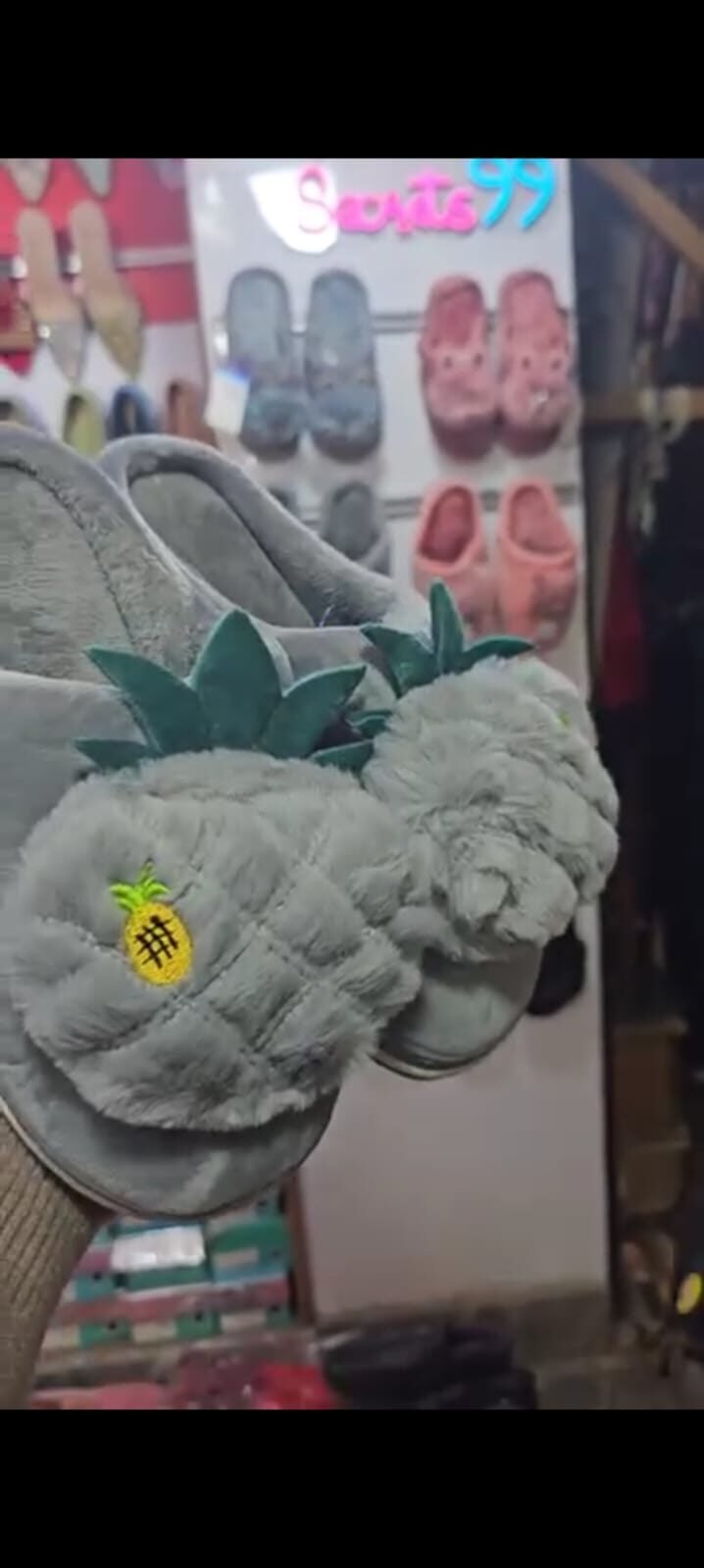 Cute Furry Cat-Themed Winter Slippers - Image 2