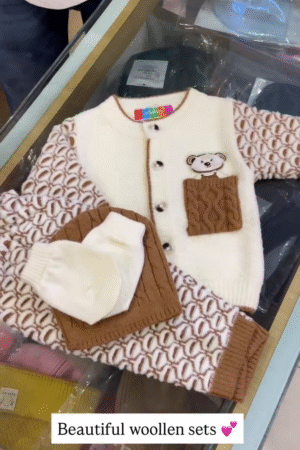 Cute Baby Woollen Winter Set