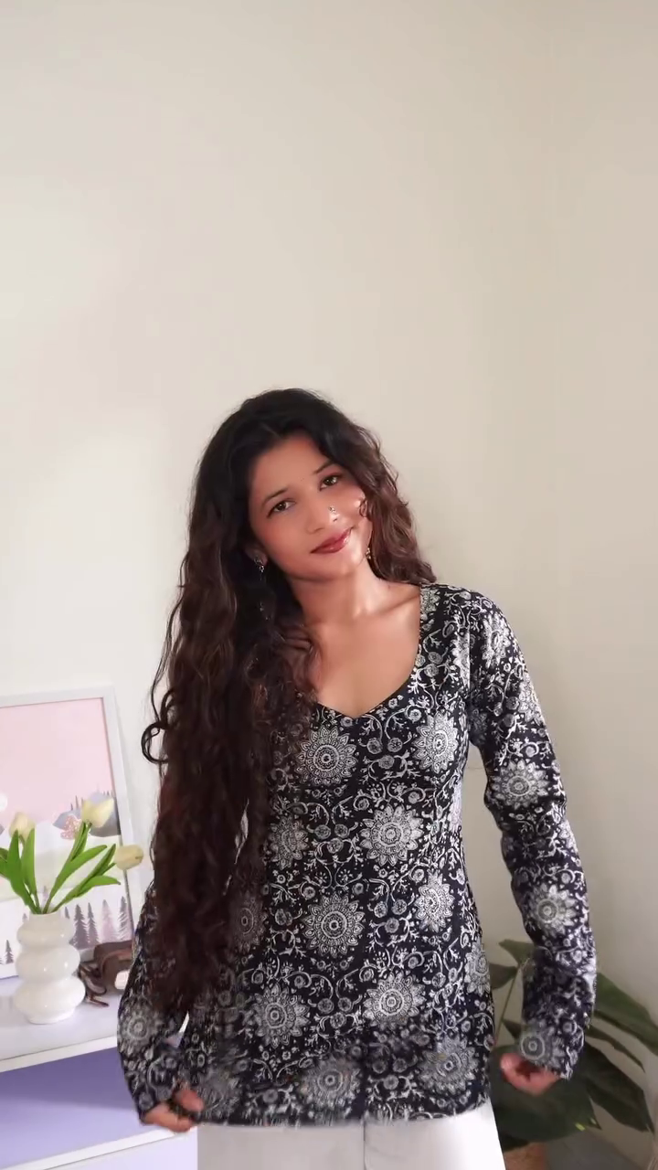 Pink Floral V-Neck Peplum Top for Women – Elegant Casual & Party Wear Blouse - Image 2