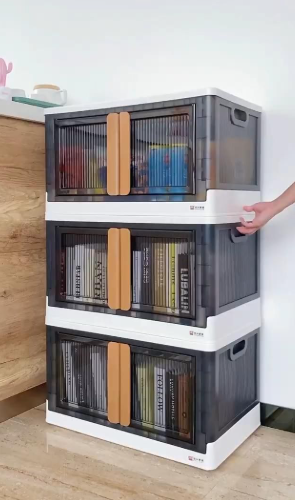 Transparent Double-Door Storage Tower