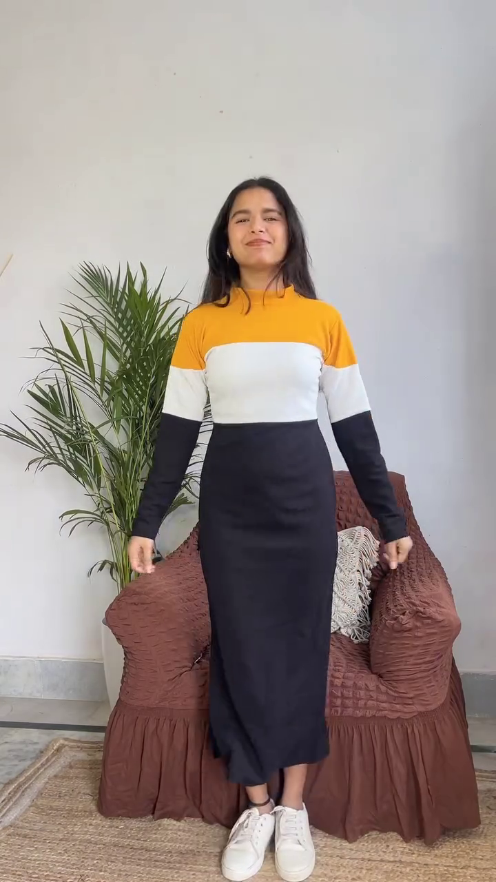 White Sneakers Outfit Ideas – Casual Dress Styling with Printed Maxi Dres - Image 3