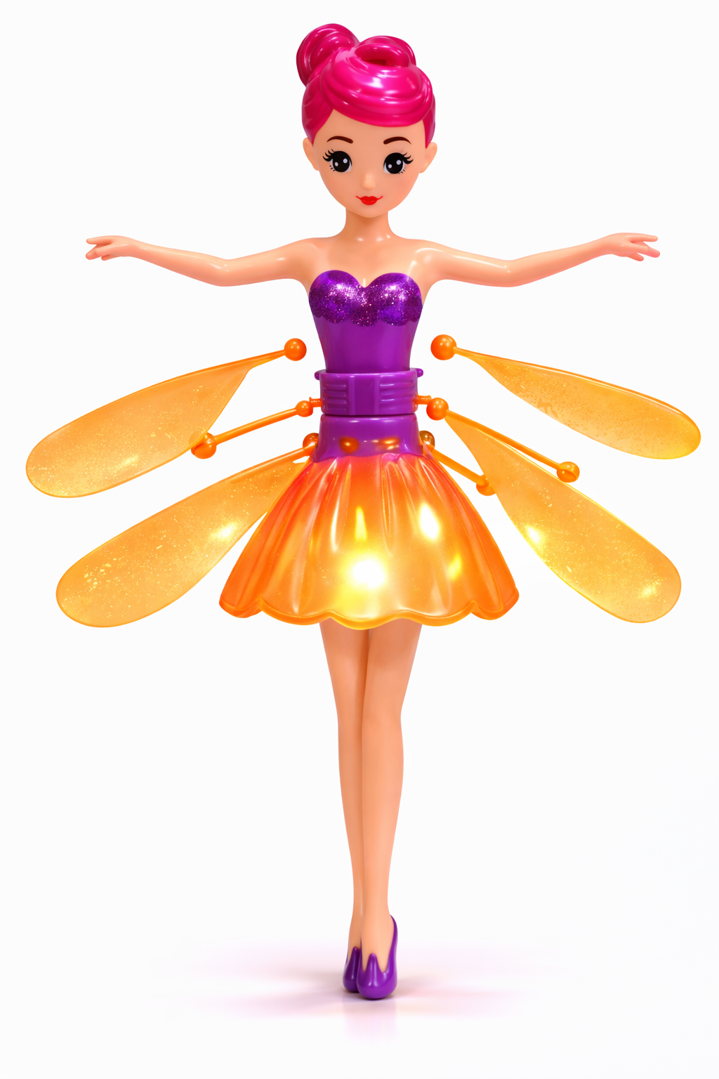 Flying Fairy Doll Toy with LED Lights | Hand Sensor Magic Flying Doll for Kids - Image 3