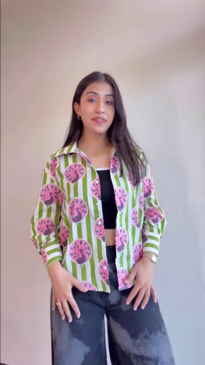 Women’s Lavender Ruffle Detail Shirt – Stylish Puff Sleeve Casual Top - Image 5